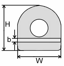 A plan about dimensions of DO type rubber fender