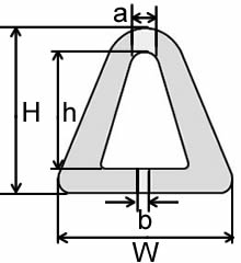A plan about dimensions of MD type rubber fender