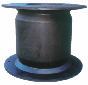 A black rubber cell fender