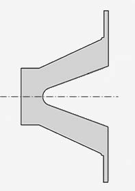 A plan of arch fender AF